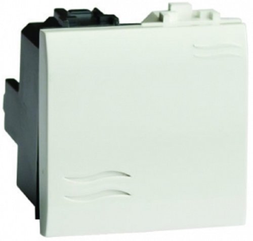 Выключатель для кабель-канала DKS Brava 1-кл. 2 мод. белый картинка